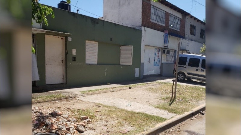 El lugar donde fue el ataque.