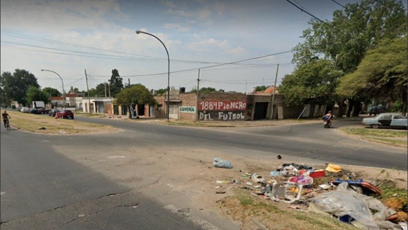 La zona donde fue asesinado un chico de 16 años.