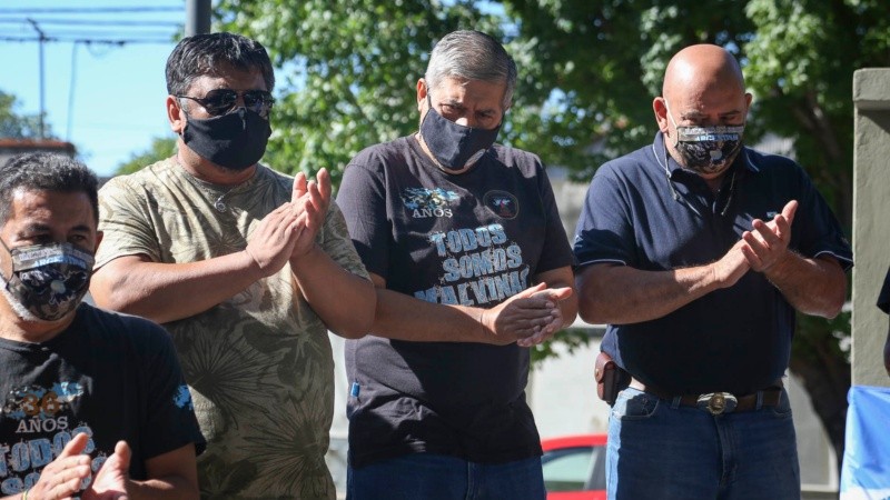 La reinauguración de la plazoleta 2 de Abril este miércoles en zona oeste.