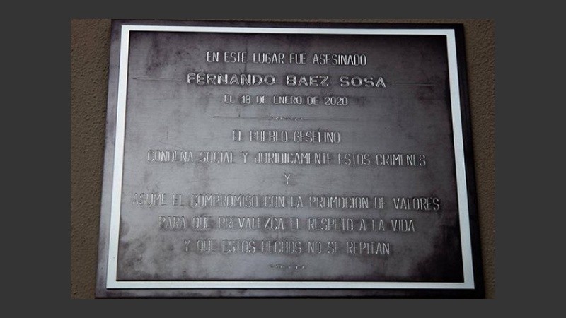 Se cumple un año del brutal asesinato de Fernando Báez Sosa y el recuerdo sigue vivo.