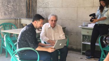 El rodaje incluyó entrevistas a los personajes de la película, como Antonio Gasalla.