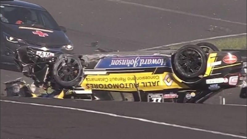 El accidente involucró varios vehículos.