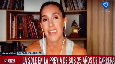 “Es un show nuevo, especial y con sorpresas para presentar el disco Parte de mí que me sigue llenando de satisfacción”