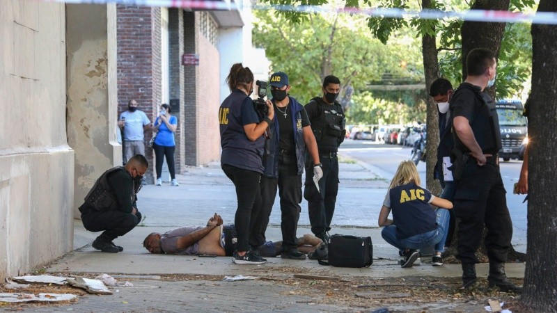 Conmoción en barrio Abasto.