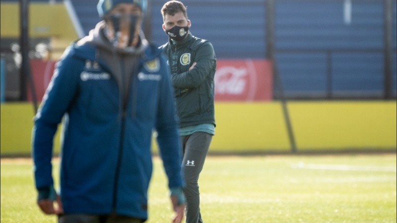 Colman, el preparador físico que se irá de Central. 