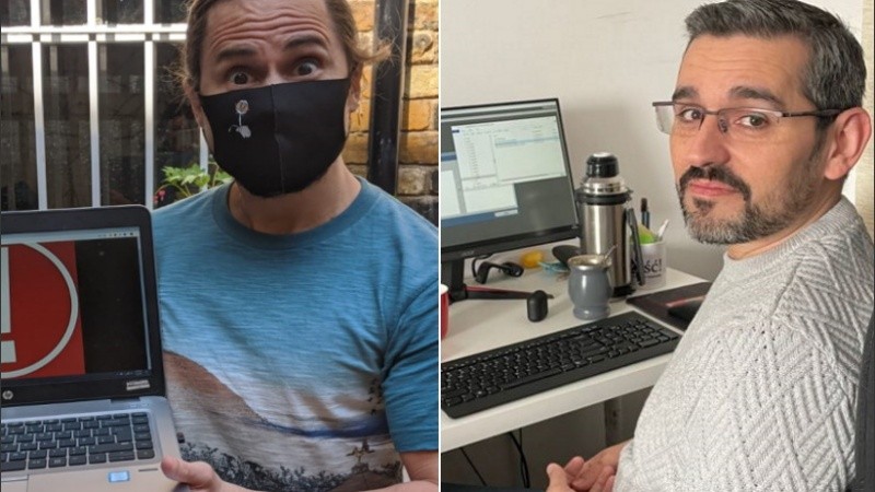 Los amigos viven hoy la pandemia en Europa pero con parte de su corazón en Rosario. 