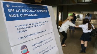 Desde el Ministerio de Educación garantizan las condiciones sanitarias en las escuelas.