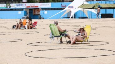 Un fin de semana sofocante en Rosario.