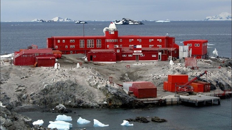 La base chilena en Antártida.
