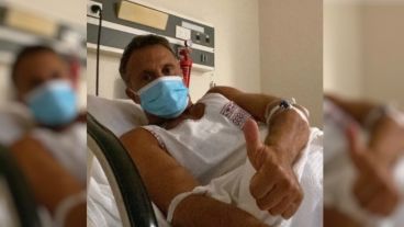 "Y un día me tocó a mí”, publicó Sergio Lapegüe en su cuenta de Instagram