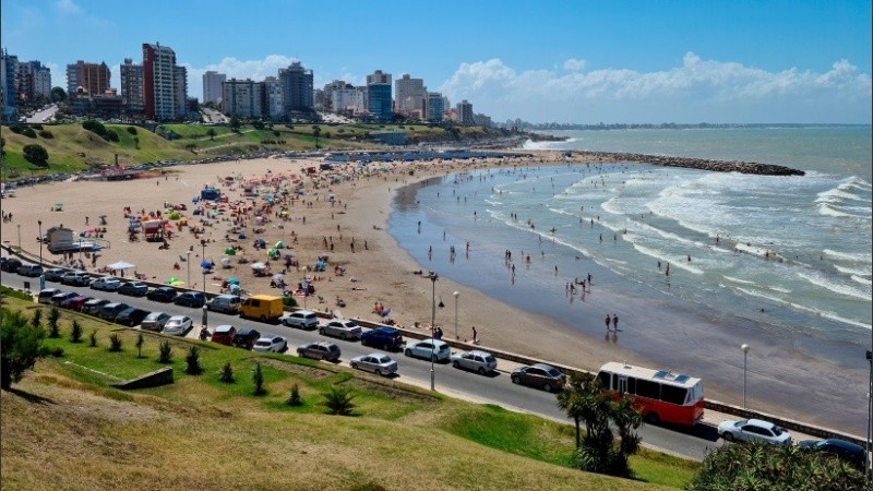 La temperatura se registró en la ciudad de Mar del Plata. 