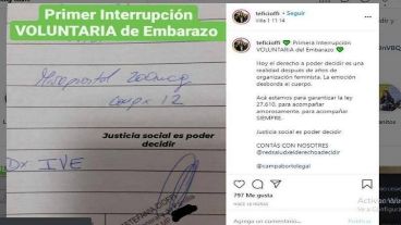 La profesional de la salud compartió su emoción a través de una publicación en Instagram.