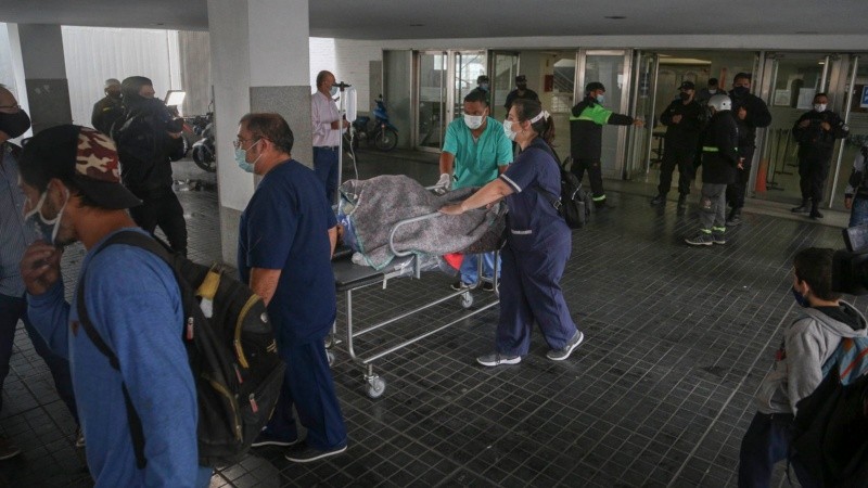 La evacuación fue rápida.