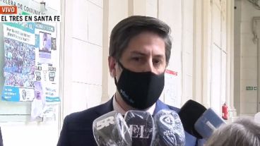 Trotta visita la ciudad de Santa Fe.