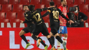 Jordi Alba salvó al Barcelona al empatar en el minuto 94 y después sumó otro golazo.