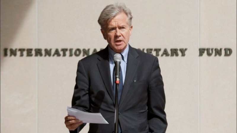 El vocero del Fondo Monetario Internacional (FMI), Gerry Rice.