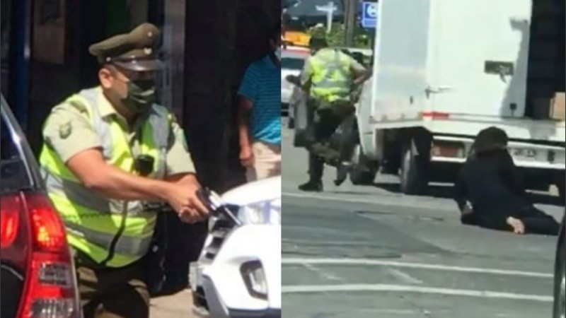 La Policía chilena respaldó al uniformado quien utilizó su arma “en resguardo de su propia integridad, de su propia vida” 