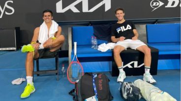 Los argentinos entrenaron juntos en Australia, luego al salir a la cancha tuvieron suerte dispar.