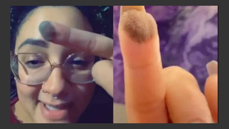 La joven subió varios videos en los que explica cómo se quita el vello.