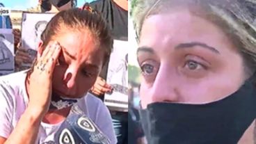 Sofía y Belén estuvieron en la marcha de este martes.