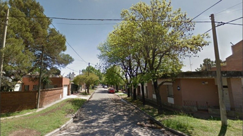 La zona donde ocurrió el violento asalto. 