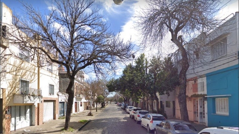 La zona donde ocurrió el escruche. 