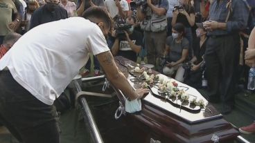 Los restos de Úrsula fueron despedidos este miércoles.