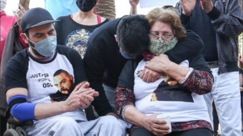 Ana María recordó con profundo dolor a su hijo Sebastián. 