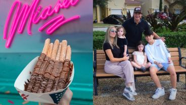 "El clima es increíble. la playa está cerca... Estamos felices. Ver que los chicos pueden ir en bicicleta a la escuela que son libres", comentan.