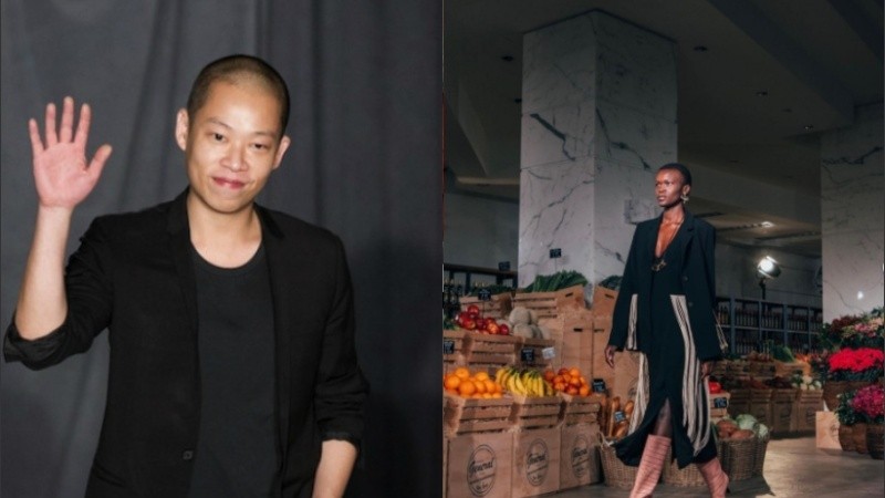 Wu optó por un desfile presencial, una rareza en esta “Fashion Week” neoyorquina que será prácticamente virtual debido a las restricciones para contener la pandemia de covid-19.