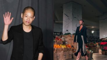 Wu optó por un desfile presencial, una rareza en esta “Fashion Week” neoyorquina que será prácticamente virtual debido a las restricciones para contener la pandemia de covid-19.