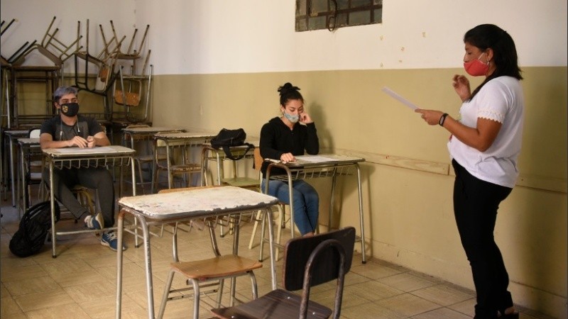 Padres y alumnos se activaron nuevamente este miércoles en los colegios de Rosario