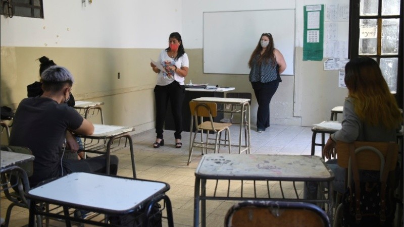 Padres y alumnos se activaron nuevamente este miércoles en los colegios de Rosario