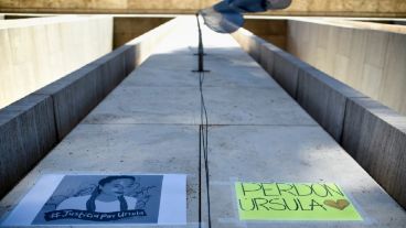 La movilización se realizó desde la sede de Gobernación a Tribunales.