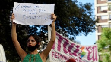 La movilización se realizó desde la sede de Gobernación a Tribunales.