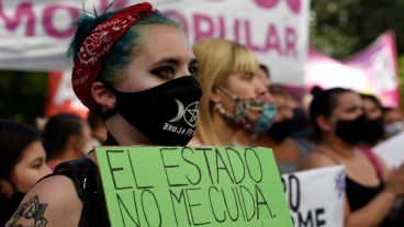 La movilización se realizó desde la sede de Gobernación a Tribunales.