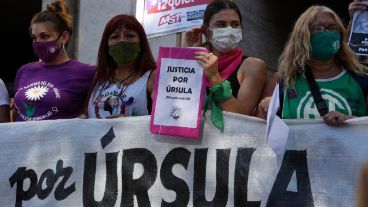 La movilización se realizó desde la sede de Gobernación a Tribunales.