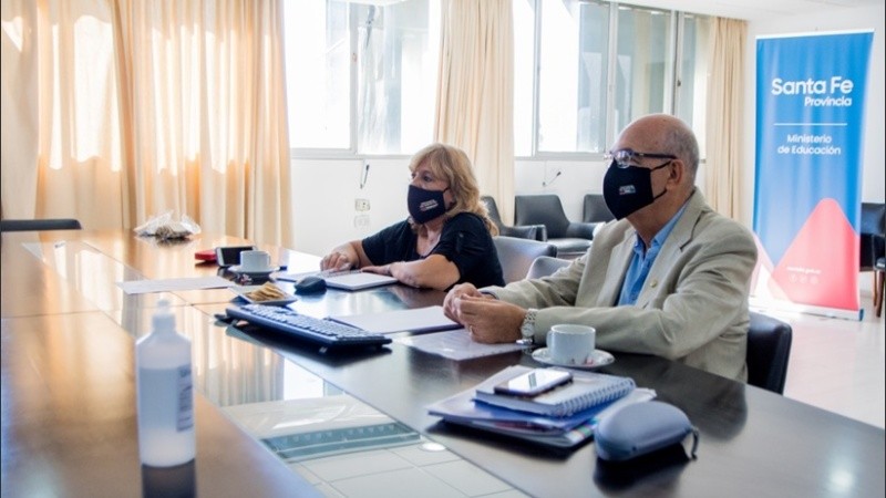 Los funcionarios provinciales encabezaron una nueva reunión paritaria.