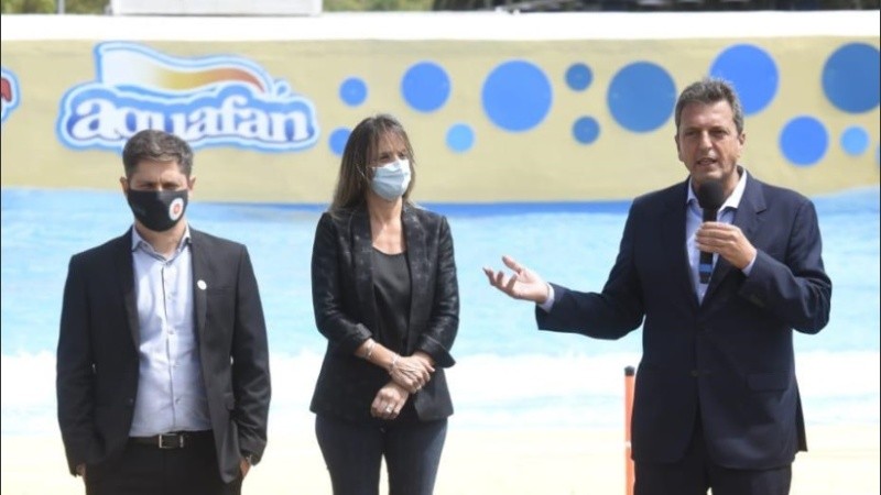 Massa y Kicillof presentaron el rescate del Parque de la Costa