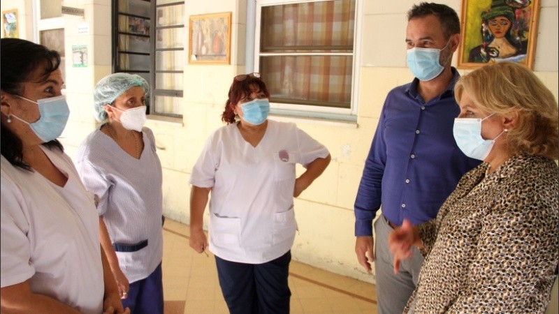 Las imágenes de esta primera jornada de vacunación en geriátricos de Rosario