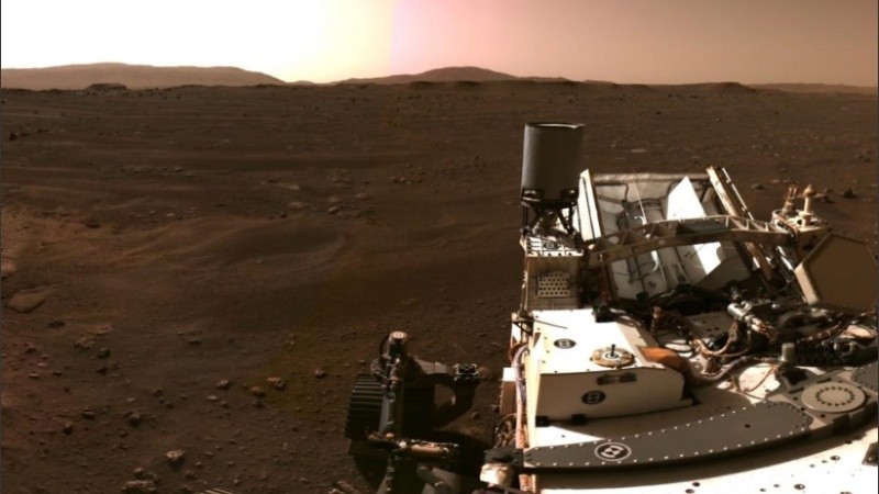 Uno de los objetivos de la misión es buscar restos de vida en Marte. 