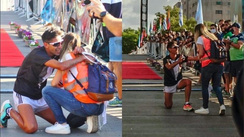 Poblete corrió los 21,097 metros en 1 hora, 4 minutos y 26 segundos, mejorando el crono de Julián Molina, que un año antes había hecho el récord del circuito.