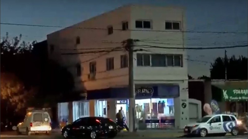 El hecho ocurrió este viernes al atardecer en zona sur.