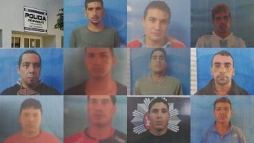 Los presos que se fugaron de Santa Fe.