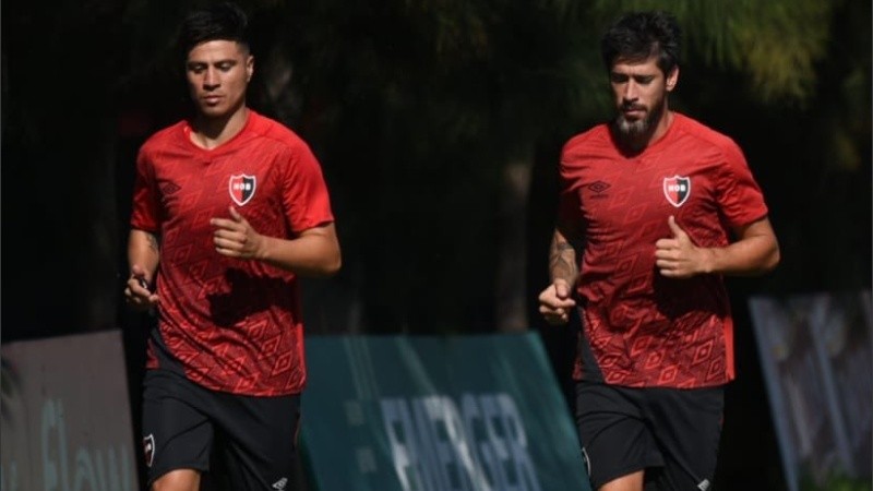 Cristaldo trabaja junto a Pablo Pérez, otro que regresa.