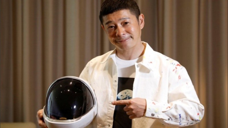 El empresario japonés Yusaku Maezawa financiará la travesía. 
