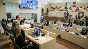 Inseguridad y pandemia, los dos ejes centrales del discurso del intendente.