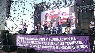 Conmemoración con paro, marcha, acto y música en este 8M.