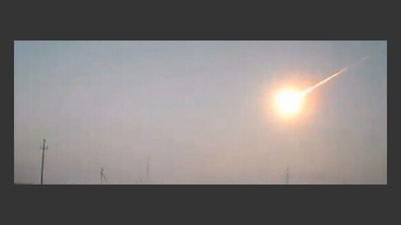 El año pasado en Rusia también cayó un meteoro que alertó a todos.