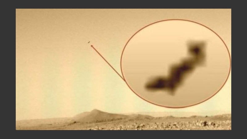 Son 4 imágenes tomadas al mismo tiempo por el artefacto de la Nasa.